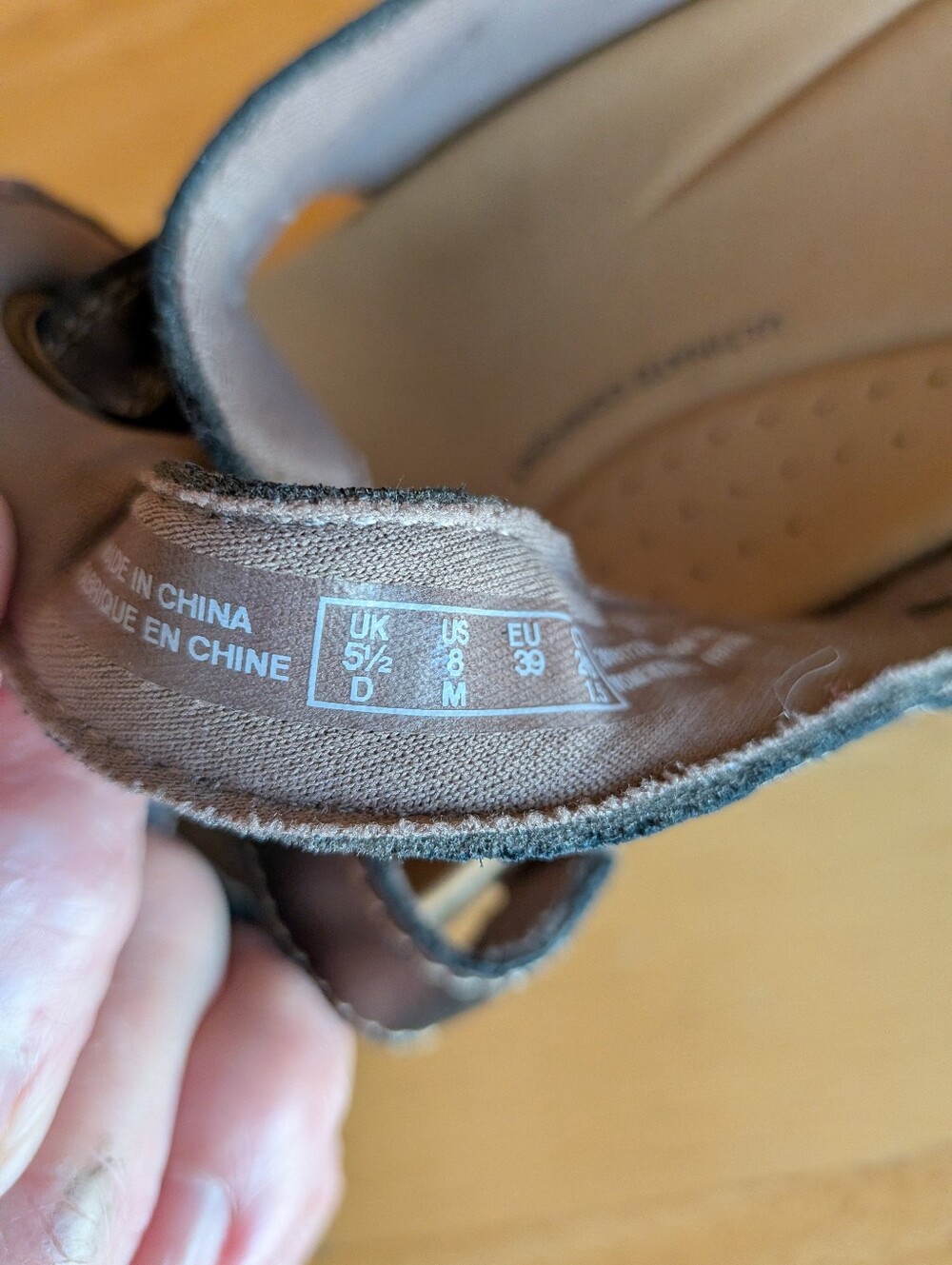 Clark Collection Women's Metallic Brown Slide Sandals Size 8 - Picture 5 of 12